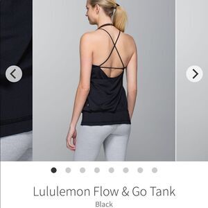 Lululemon Flow & Go Tank sz 8